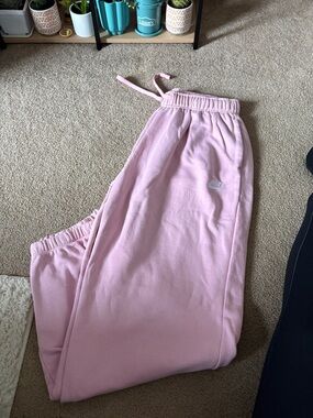 Pink Drawstring Sweatpants